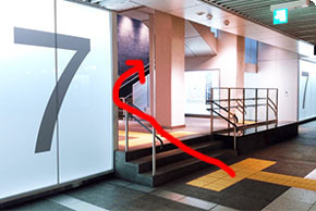 キレイモ札幌駅前へのアクセス2