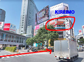 キレイモ渋谷ハチ公口店への行き方2