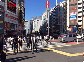 キレイモ渋谷宮益坂店へのアクセス2